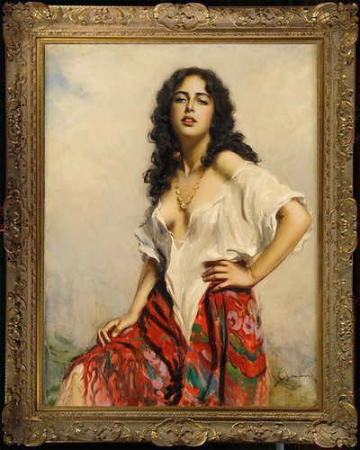 Dipinto mano vecchio - a,