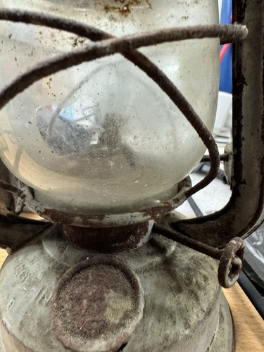 Lampada vintage petrolio - vintage, a