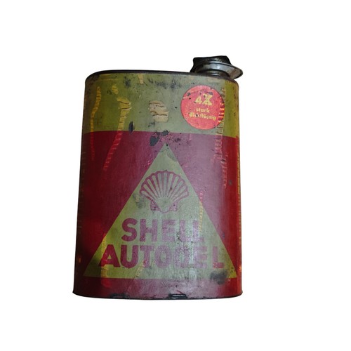 Vecchia scatola olio - , shell