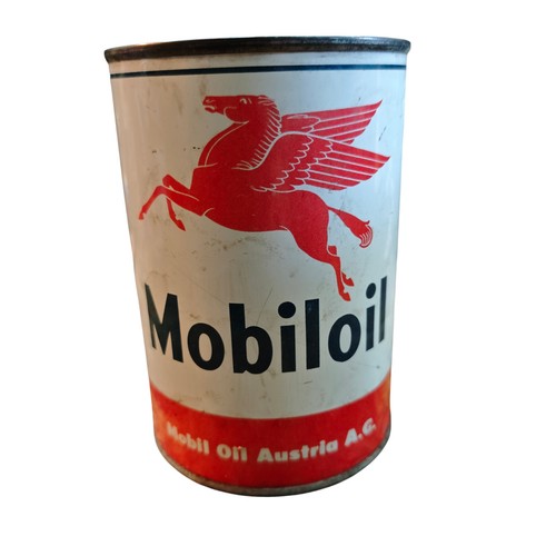 Vecchia lattina olio - , mobiloil