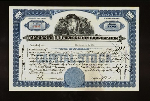 Maracaibo oil exploration corp - oil,
