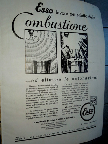 Esso soc del petrolio vecchia - esso,